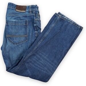 Timberland‎ Jeans Mens 35x30 Blue Earthkeeper Blacksville Straight Ride Cowboy